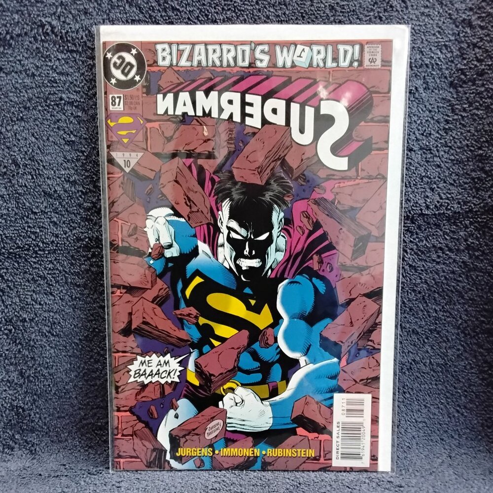 3/$25 1994 Superman 87 by DC Comics!!